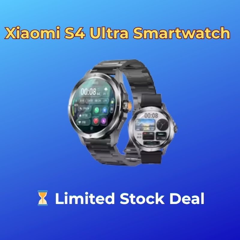 Xiaomi S4 Ultra rugged smartwatch for outdoor activities with GPS